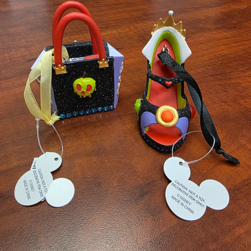 Disney Evil Queen Shoe & Handbag Ornament Set